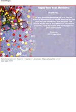 Constant Contact Celebration Postcard Template.