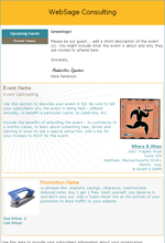 Constant Contact Hip Invitation Template.