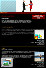 Association Conference Invite: Radiant Template