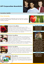 Association New Member Newsletter: Friendly Template
