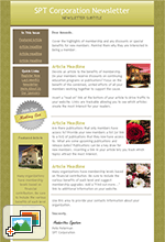 Association Member Newsletter: Trendy Template