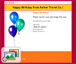 Constant Contact Birthday Card Template.