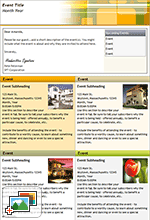 Constant Contact Modern Invitation Template.