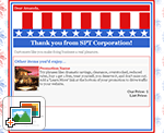 Holiday Template: Stars and Stripes Card