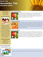 Religious Newsletter: Seasonal Template
