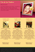 Spanish Template: D&iacute;a de las Madres
