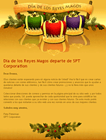 Spanish Template: D&iacute;a de los Reyes Magos tarjeta