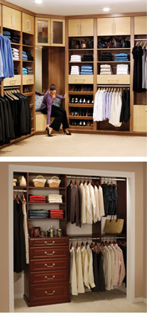 ORG closets walkin and reachin