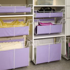 leather baskets liners