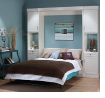 ORG wallbed in white finish