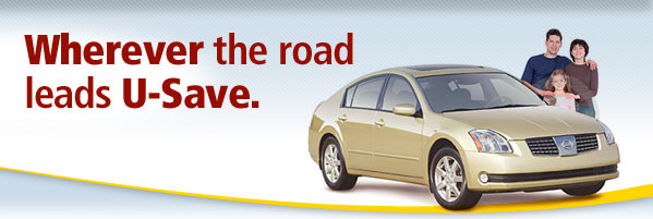 Wherever the road leads, U-Save.