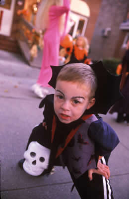 Boy on Halloween Clothing