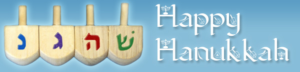 Dreidles & Happy Hannukah