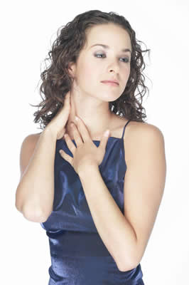 bluedresswoman