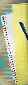 pen & notebook