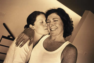 mom and daughter