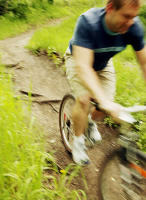 biking