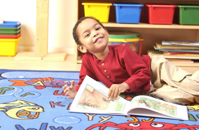 boy with book