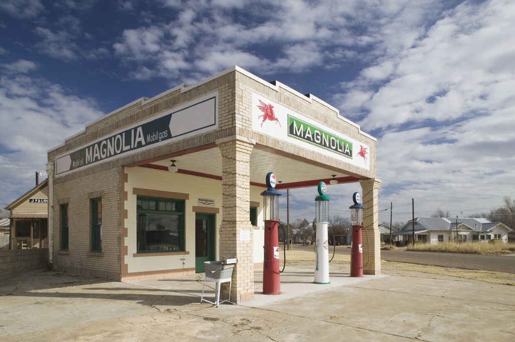 gas station