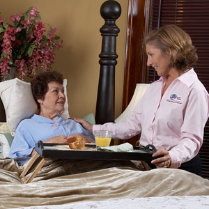 Senior and Caregiver