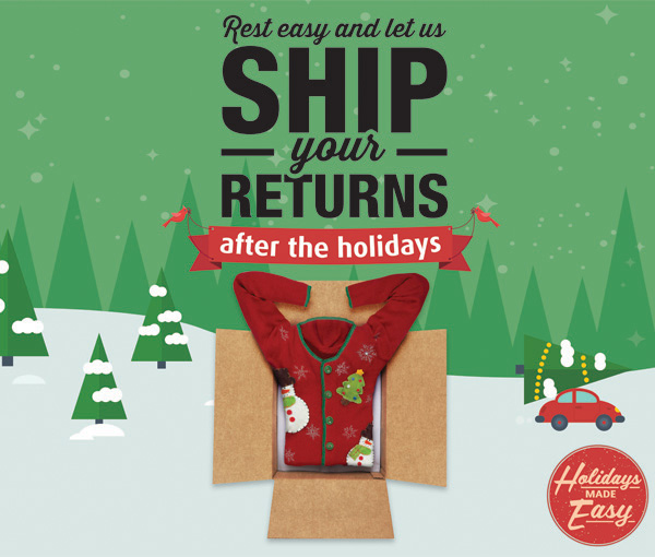 Rest easy and let us SHIP your RETURNS after the holidays. Discover Packing and Shipping from The UPS Store at Blakeney Crossing in CHARLOTTE.